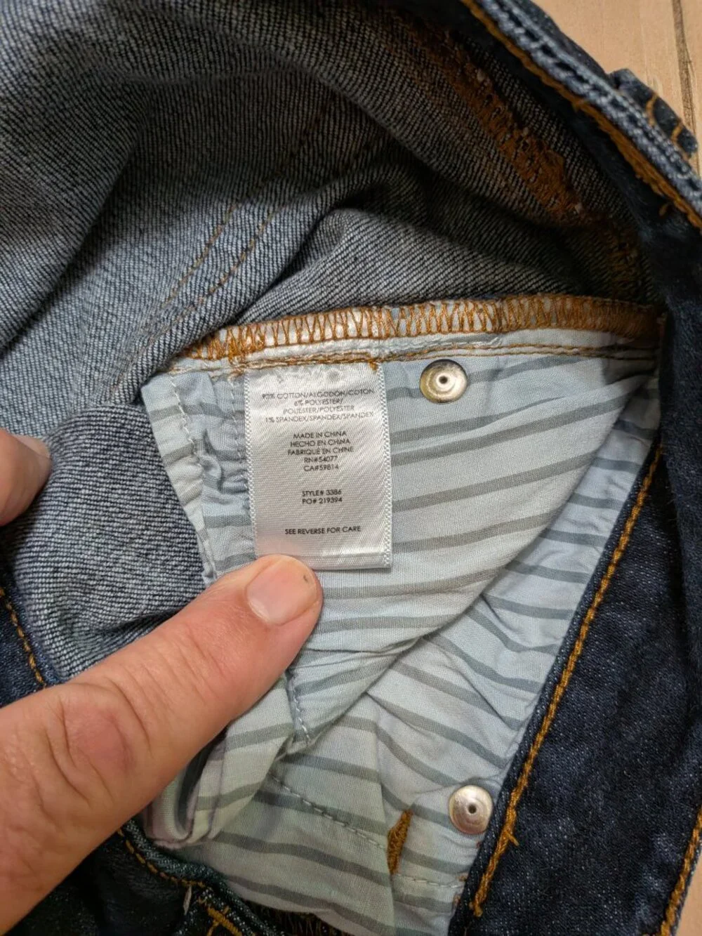 Cabi High Straight Jeans Womens Dark Wash Stretch Denim Size 8
